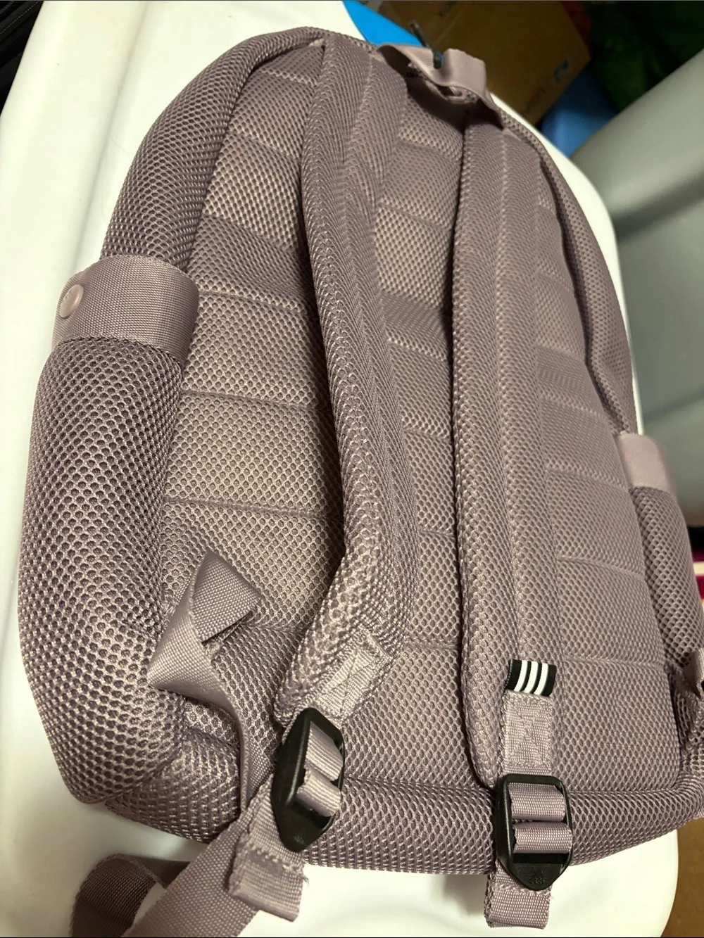 adidas Mauve Mesh Backpack - Picture 6 of 15
